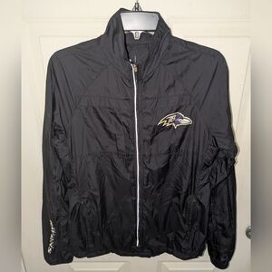 Licensed Nike NFL Baltimore Ravens Packable Rain Wind Breaker Jacket
